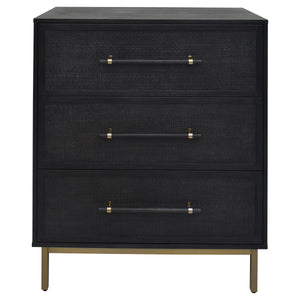 Front View of Sophia 3 Drawer Chest