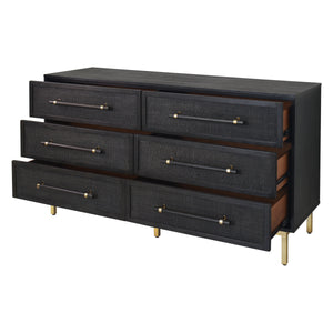 Sophia Dresser with Six Drawers Providing Tons of Storage
