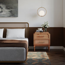 Load image into Gallery viewer, Pagoda 2 Drawer Nightstand - Light Blonde