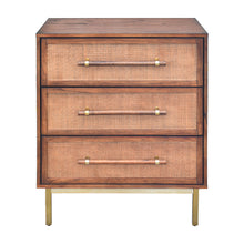 Load image into Gallery viewer, Sophia 3 Drawer Chest - Brown Pecan