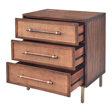 Load image into Gallery viewer, Sophia 3 Drawer Chest - Brown Pecan